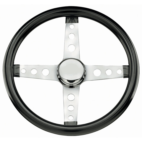 Classic steering wheel black - steering,